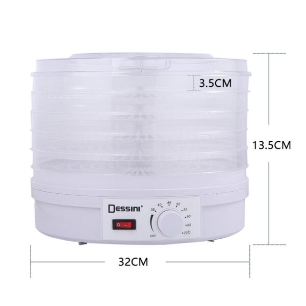Dessini Food Dehydrator 5 Layer Tray 350W