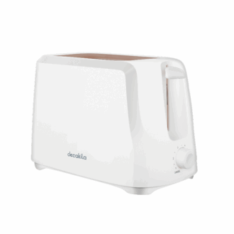 Decakila Toaster 2 Slice 700W Cord Storage Function 6-Setting Browning Control With Removable Crumbs Tray KETS001W