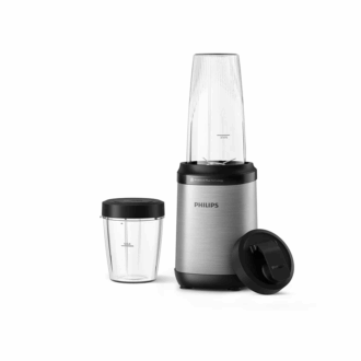 Philips Smoothie Blender 5000 Series 700+300ml 800W with ProBlend Plus Technology, Detachable Blades, Easy Clean, Elegant Compact Design, Large Tumbler & Small Cup HR2765