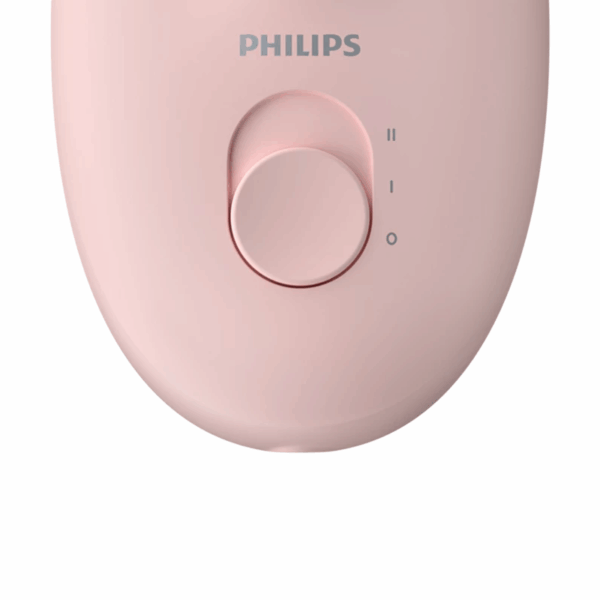 Philips Satinelle Essential Corded Compact Epilator with 7 Accessories, Exfoliation Glove & Carry Pouch, Opti-Light for Legs, Arms & Underarms BRE285