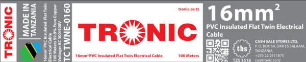 Tronic 16 mm Flat Twin Cable