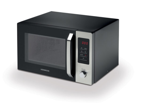 Kenwood 30L Microwave Oven with Grill Digital Display 5 Power Levels Defrost Function Stainless Steel Auto Menu 95 Minutes Timer Clock Function 1000W MWM30.000BK