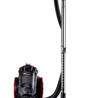 KENWOOD Vacuum Cleaner 2200W Multi Cyclonic Bagless Canister Vacuum Cleaner 3.5L with 5m Cable Multi-Surface Cleanable Hepa Filter Anti Bacteria Pet Care for Home & Office VBP80.000RG Grey/Red