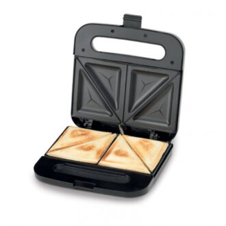 Kenwood Sandwich Maker 2 Slice Sandwich Grill Griddle Removable Non-Stick Plate Safety Thermal SMM00.000SI
