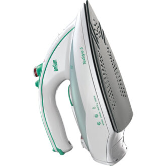 Braun TexStyle 5 Steam Iron - Eloxal Sole Plate Anti-Drip System 300ML Water Tank Capacity TS510