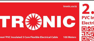 Tronic 2.5mm 3 Core Flexible Cable
