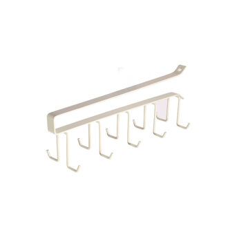 Nadstar Dish Rack 5 Hooks Hanging Cup & Utensil Holder Closet Shelf With Hanger HP93-061