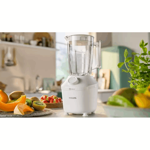 Philips Blender 450W 1L Jar with 1 Mill Pro Blending 1 Speed + Pulse HR2041/10