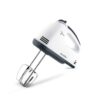 Decakila Hand Mixer 120W 7 Speed White Steel Beaters & Hook With Speed Control Knead or Beat & Mix KEMX016W