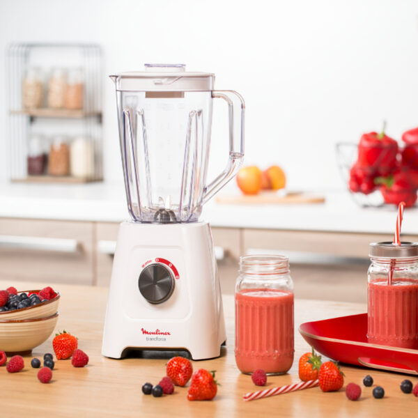 Moulinex Blender 600W Facilic Liquidizer 1.5Lwith Grinder LM422127