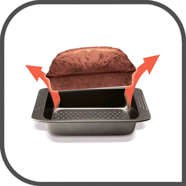 Tefal Easy Grip Baking Mold Square Cake Pan 21x21 CM Carbon Steel Easy Handling Large H