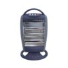 Decakila Room Heater 1200W 3 Heating Levels Oscillation Function Adjustable Thermostat Instant Heating Automatic Tip Over Protection Light Weight KEFH001B