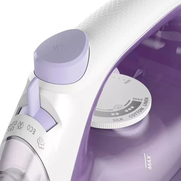 Philips Steam Iron 1800W Steam Iron, Non Stick, Continuous 20g, Burst and 120g, Continuous Steam Boost, Self Calc Clean, 200ml Watertank, Non Stick Solt Plate DST1020