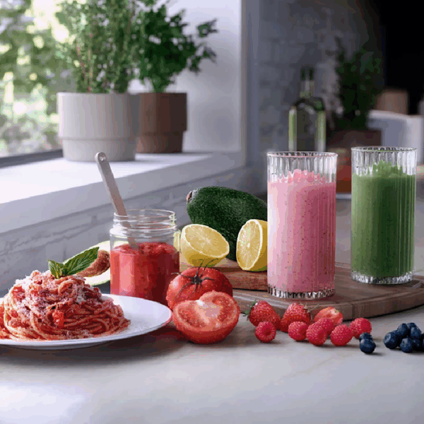 Philips Smoothie Blender 5000 Series 700+300ml 800W with ProBlend Plus Technology, Detachable Blades, Easy Clean, Elegant Compact Design, Large Tumbler & Small Cup HR2765