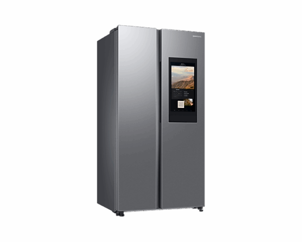 Samsung Refrigerator 635L with Sleek & Seamless Design, Side by Side, Digital Inverter, SpaceMax, DIT, Non-Plumb Dispenser, Auto Ice Maker Mirror Black RS64R53112A