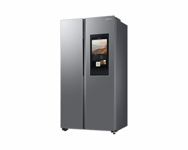 Samsung Refrigerator 635L with Sleek & Seamless Design, Side by Side, Digital Inverter, SpaceMax, DIT, Non-Plumb Dispenser, Auto Ice Maker Mirror Black RS64R53112A
