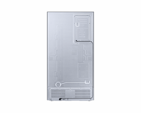 Samsung Refrigerator 635L with Sleek & Seamless Design, Side by Side, Digital Inverter, SpaceMax, DIT, Non-Plumb Dispenser, Auto Ice Maker Mirror Black RS64R53112A