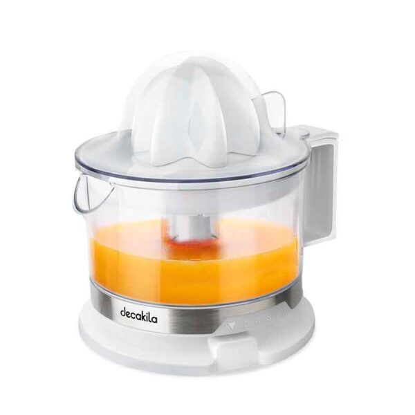 Decakila Citrus Juicer 40W 0.5L Double Cone Transparent Juice Cup Jog Function BPA Free Orange Squeezer KEJC006W