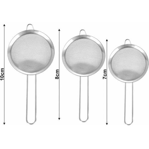 Nadstar Strainer Stainless Steel 20 CM Multipurpose Kitchen Tea Strainer 2023007
