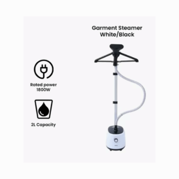 Nikai Garment Steamer 1600W 1.8L Duration of Steam 50min 45s Preheat 2L Water Tank Floor Standing Plastic NGS566A