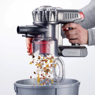 Kenwood Cordless Vacuum Cleaner 2-in-1 Upright Stick Vacuum Cleaner + Handheld Vacuum Cleaner with 22.2V Li-ion Battery 160W Suction Power 45 Minutes Run Time for Multi Surface SVM12.000RD