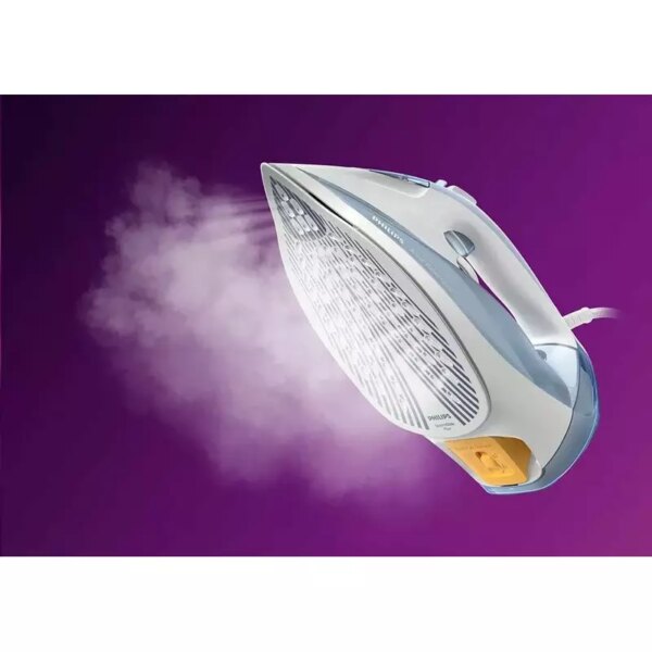 Philips Steam Iron 2600W 300ml, 220g Steam Boost, Quick Calc Release and SteamGlide Plus Soleplate, 7000 Series Blue DST7011