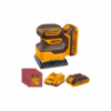 Ingco Cordless Sheet Sander 20V with Battery & Charger, 5pcs Sand Paper CSHSLI20141