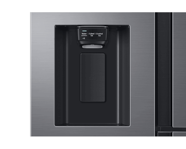 Samsung Refrigerator 602L with Sleek & Seamless Design, Side By Side, Digital Inverter, SpaceMax, FlexZone, Metal Cooling, Slim Indoor IceMaker, Silver RS65R5691M9