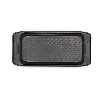 Tefal Easy Grip Baking Mold Cake Pan 12X25 CM Carbon Steel Easy Handling Large Handles Non-Stick Coating Easy Release Easy Cleaning Dark Grey J1625345
