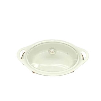 Nadstar Chafing Dish for Buffet Stoves Made of Ceramic Soup Pot Porcelain Food Serving 735-116