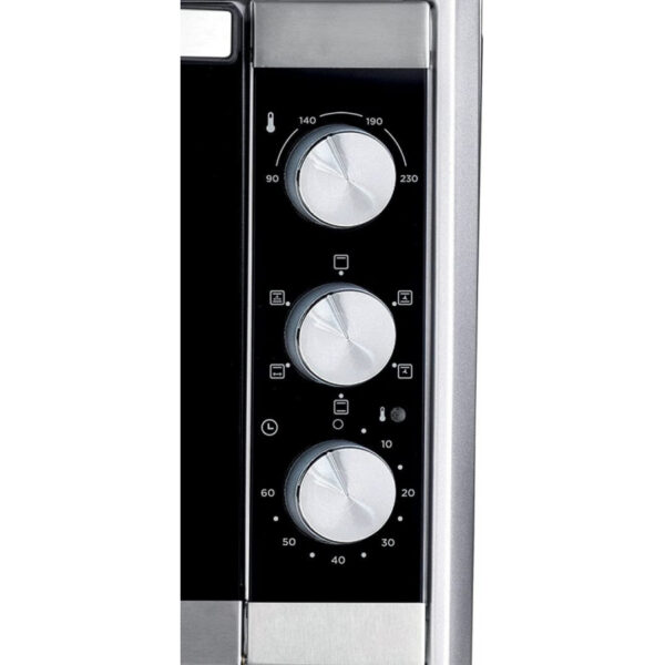 Kenwood 70L Toaster Oven - Oven Toaster Grill Large Capacity Double Glass Door Multifunctional with Rotisserie and Convection Function for Grilling Toasting Broiling Baking Defrosting MOM70.000SS