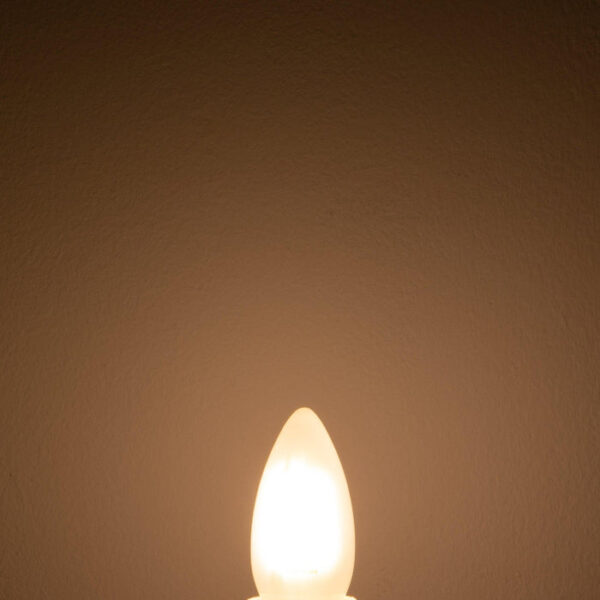 Tronic 4 Watts Candle Frosted Filament LED Warm White E14 (Small Screw) Bulb