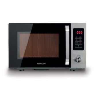 Kenwood 30L Microwave Oven with Grill Digital Display 5 Power Levels Defrost Function Stainless Steel Auto Menu 95 Minutes Timer Clock Function 1000W MWM30.000BK