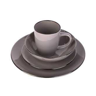Nadstar Dinner Set 16pcs Porcelain Mug 4pcs Plate 4pcs Bowl 4pcs Soup Plate 4pcs 2023024