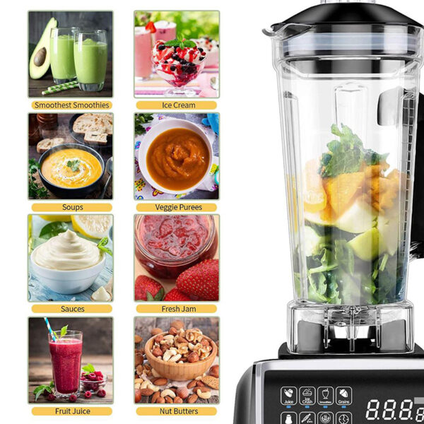 Kodtec Heavy Duty Blender 2L Jar 3000W KT-3006-30HBL