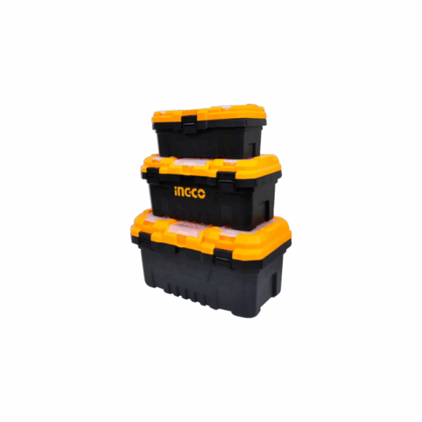 Ingco 3pcs Plastic Tool Box Set 14" 17" 20" PBXK0301