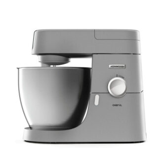 Kenwood Stand Mixer Kitchen Machine Metal Body CHEF XL 1200W with 6.7L Stainless Steel Bowl K-Beater Whisk Dough Hook Glass Blender Meat Grinder Multi Mill KVL4230S