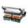 Kenwood Grill 2000W Contact Health Grill Panini Press with Variable Temperature 3 Grill Positions for Panini Burger Sandwich Pizza Steak Chicken Fish Vegetables HGM31.000SI