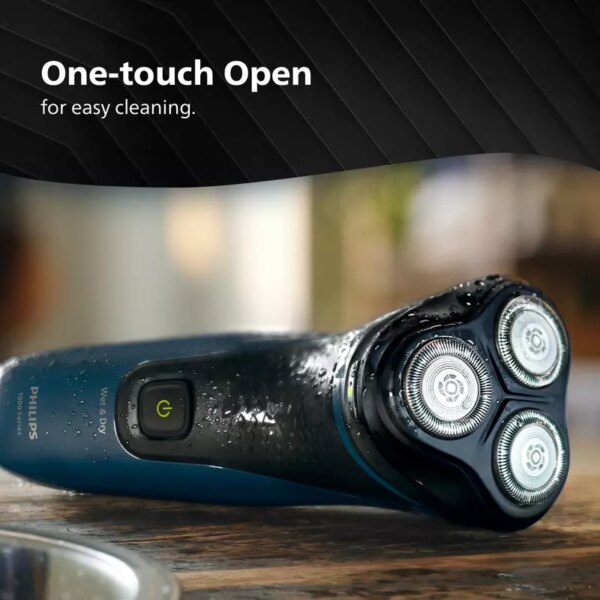 Philips Electric Cordless Shaver ComfortCut Blades, 3D Floating Heads, Shave Wet & Dry, One-touch Open 1000 Series S1151