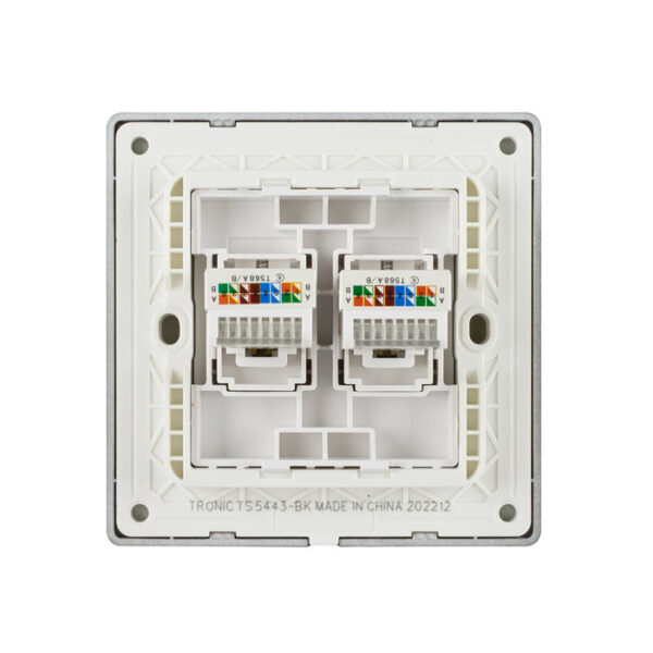 Tronic 2 Gang Data Socket