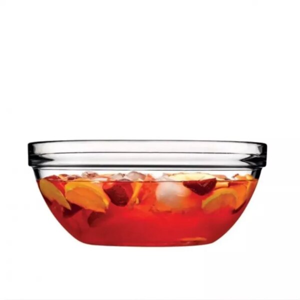 Pasabahce Chef's Glass Bowl 105mm 6pcs, Dishwasher, Microwave, Fridge Safe & Stackable 53493