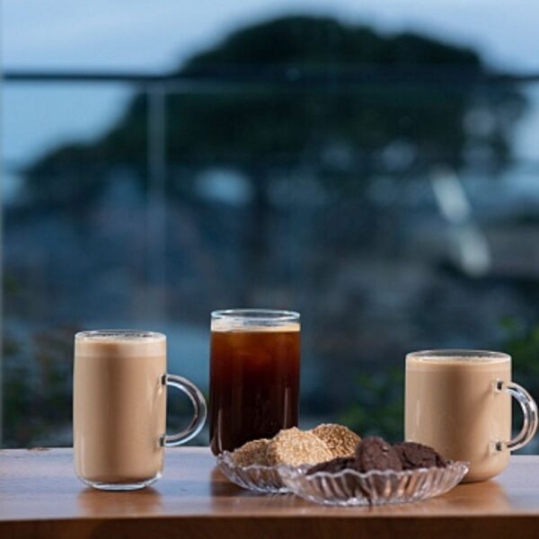 Pasabahce Iconic Glass Coffee Mug 270ml 6pcs 55743