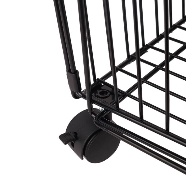Nadstar Storage Rack Stainless Steel 3 Layers with Wheels Kitchen Standing Storage Rack HP22-029H