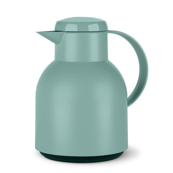 Tefal Samba Jug 1 Liter Green Isothermal Jug Translucent Vacuum Flask Plastic-Polypropylenex (PP) Glass Liner F4010210