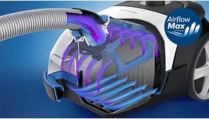 Philips Canister Vacuum Cleaner Dry 3L 2000W 6Mtr Cord with Bag XD3010