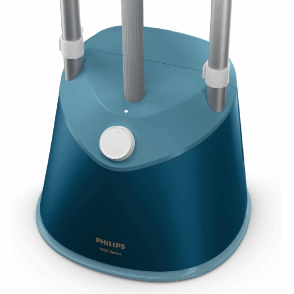 Philips Garment Steamer 1000 Series 1800W with 2 Poles, Integrated Stylemat, 1.8L Detachable Tank, 3 Steam Settings, 36 g/min, Hanger, Brush, Glove STE1040/26