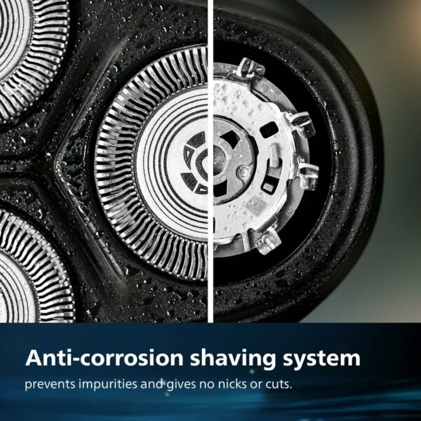 Philips Electric Cordless Shaver, ComfortCut Blades, Anti-Corrosion Shaving System, 3D Floating Heads, Shave Wet & Dry 3000X Series X3063
