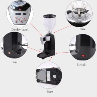Raccea Commercial Coffee Grinder 60mm Flat Burr