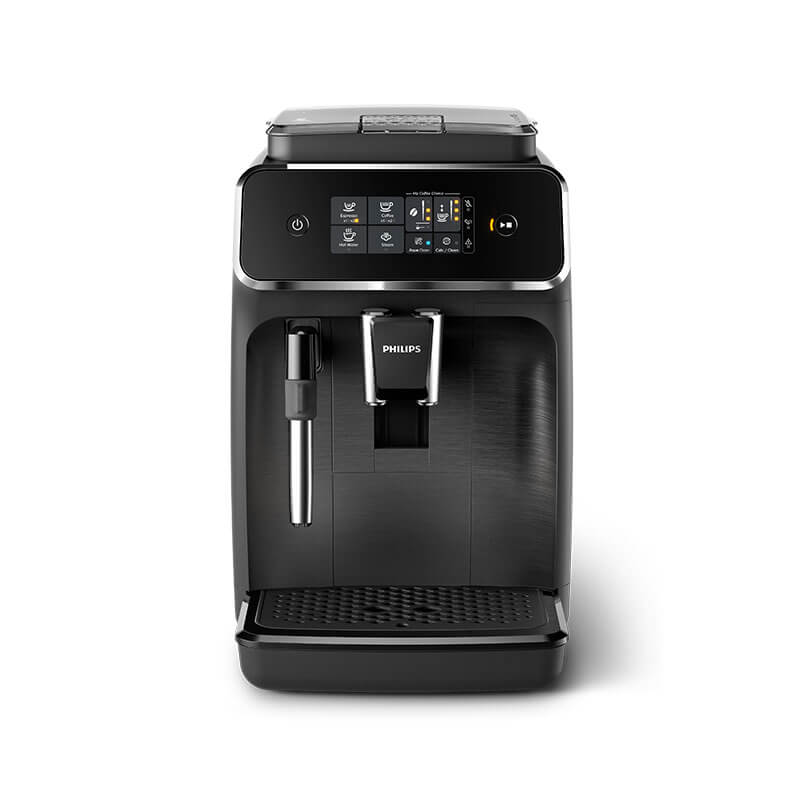 Philips Expresso Coffee Machine 1500W 1.8L Water Tank, Fully Automatic Espresso with Milk Frother. Dual Beverages options. Touch Display EP2220