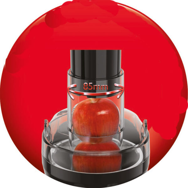 Moulinex Juicer 1000W Nutri XXL Easy-to-Use Juice Extractor XXL Feeding Tube Full Fruit Insertion Drip-Stop Protection 2 Speeds 2.2 L Pulp Container 0.8 L Juice Container JU660D27